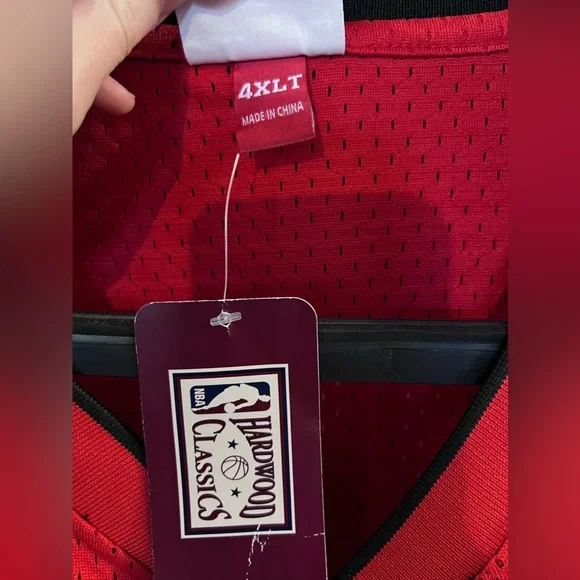 Dwyane Wade Miami Heat Red Hardwood Classic Soul Swingman Player Jersey RARE